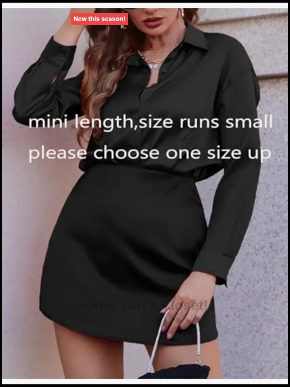 Women's High Waisted A-Line Mini Skirt with Zipper Party Club